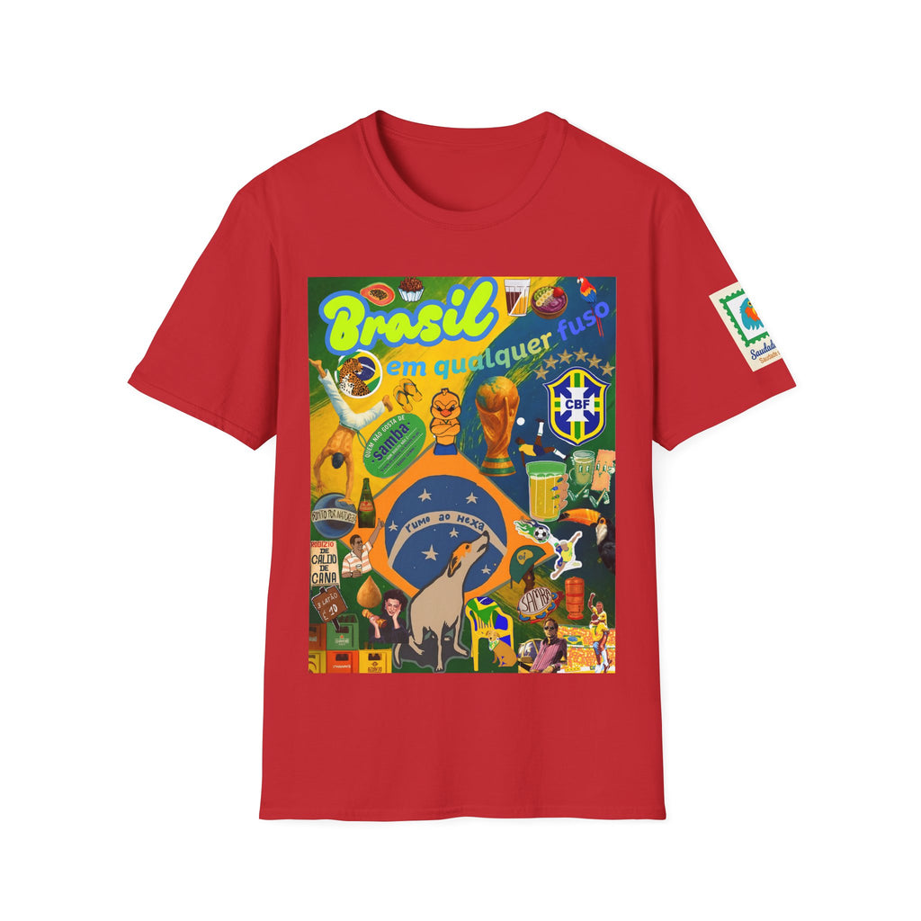 Unisex Graphic T-Shirt | Brasil em qualquer fuso.
