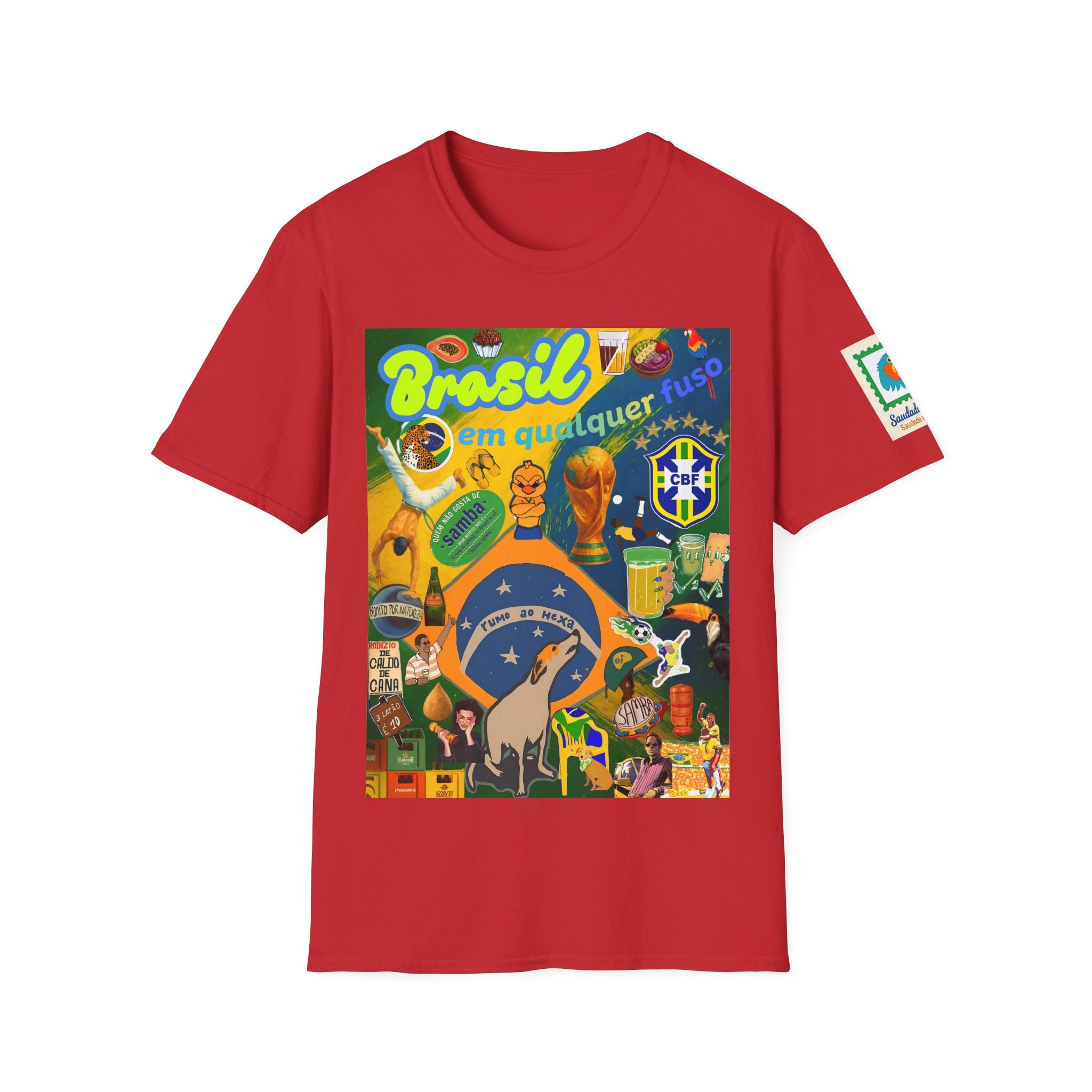 Unisex Graphic T-Shirt | Brasil em qualquer fuso.