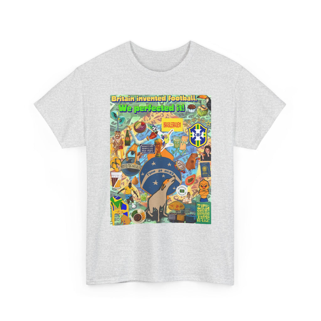 Unisex 100% Algodão OEKO-TEX®  | Brasil x Britain - O jogo nasceu lá, mas o Brasil o elevou a outro patamar!