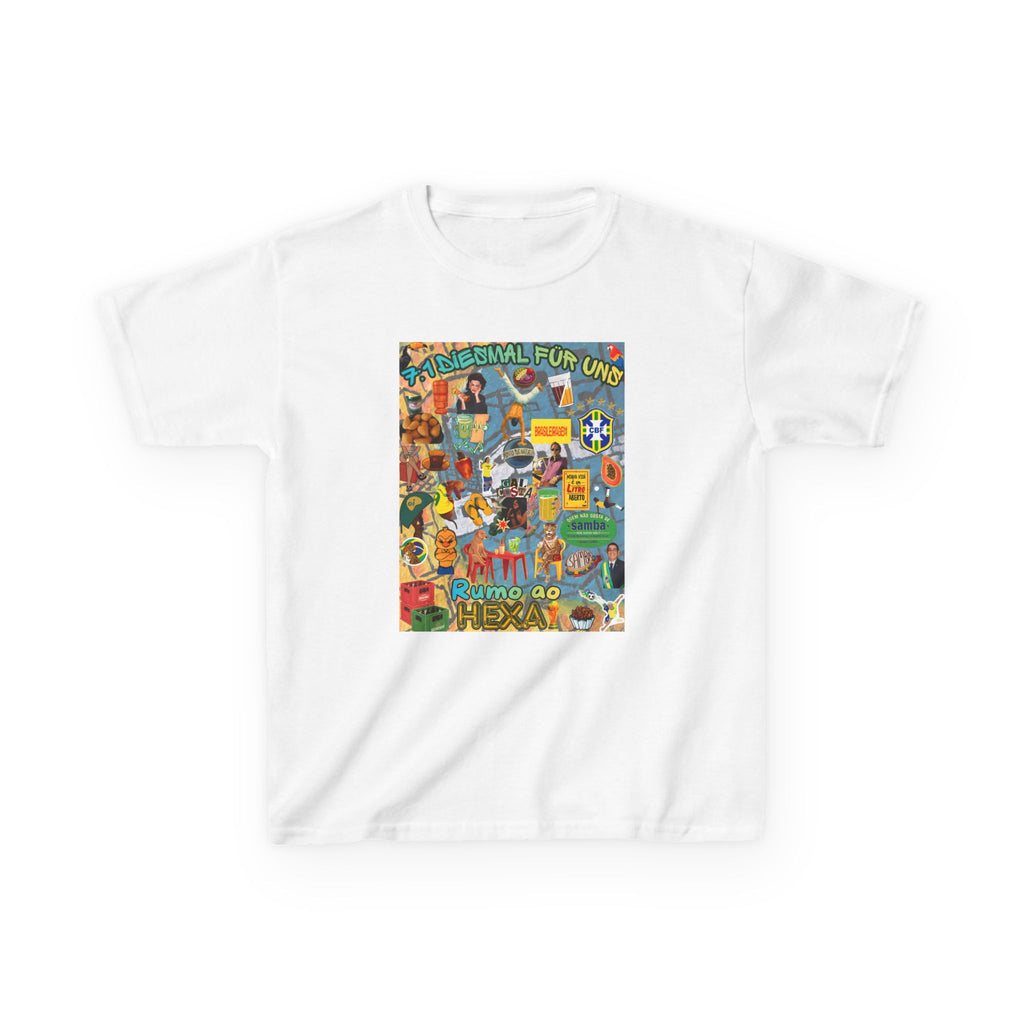 Unisex Kids 100% Algodão | Brasil x Alemanha