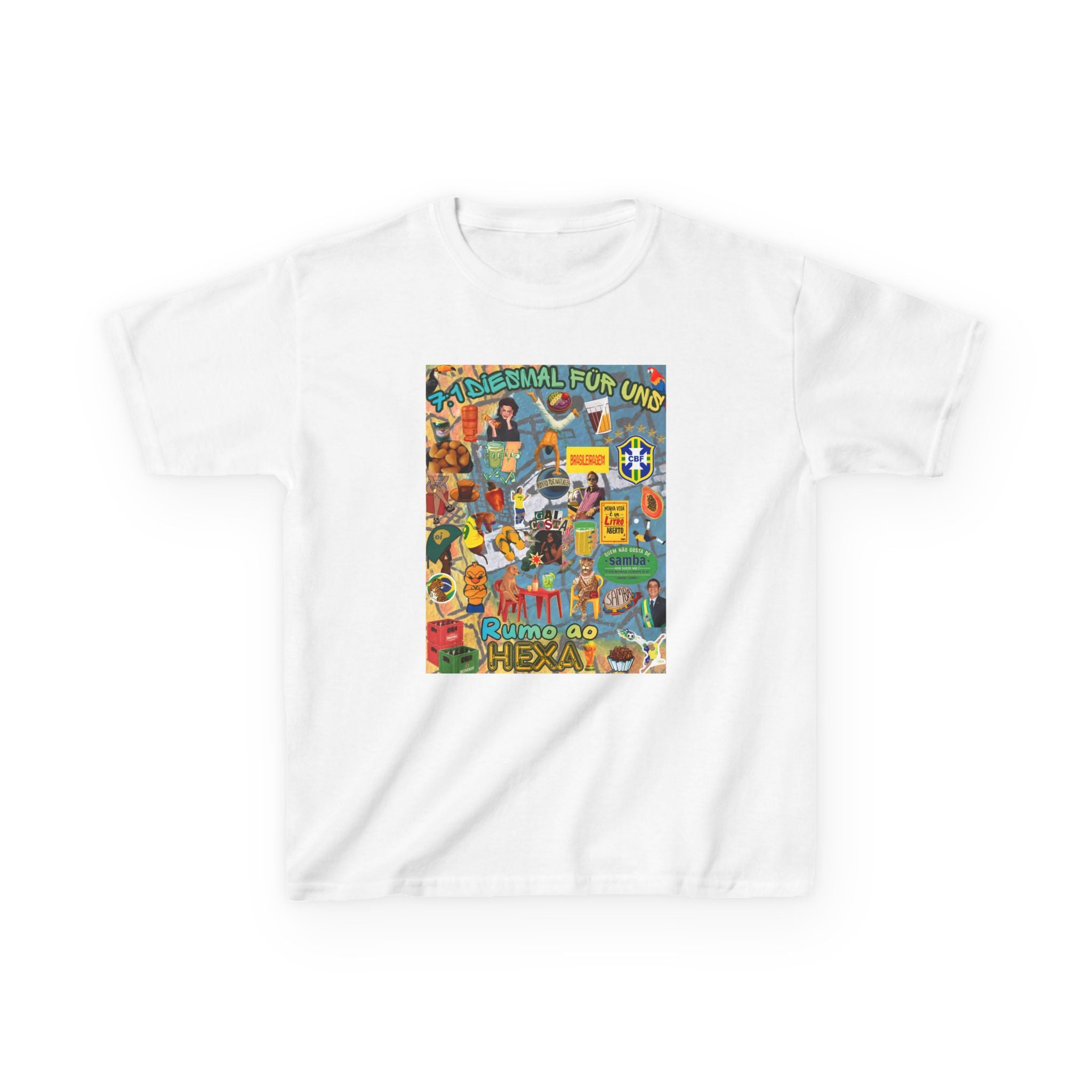 Unisex Kids 100% Algodão | Brasil x Alemanha