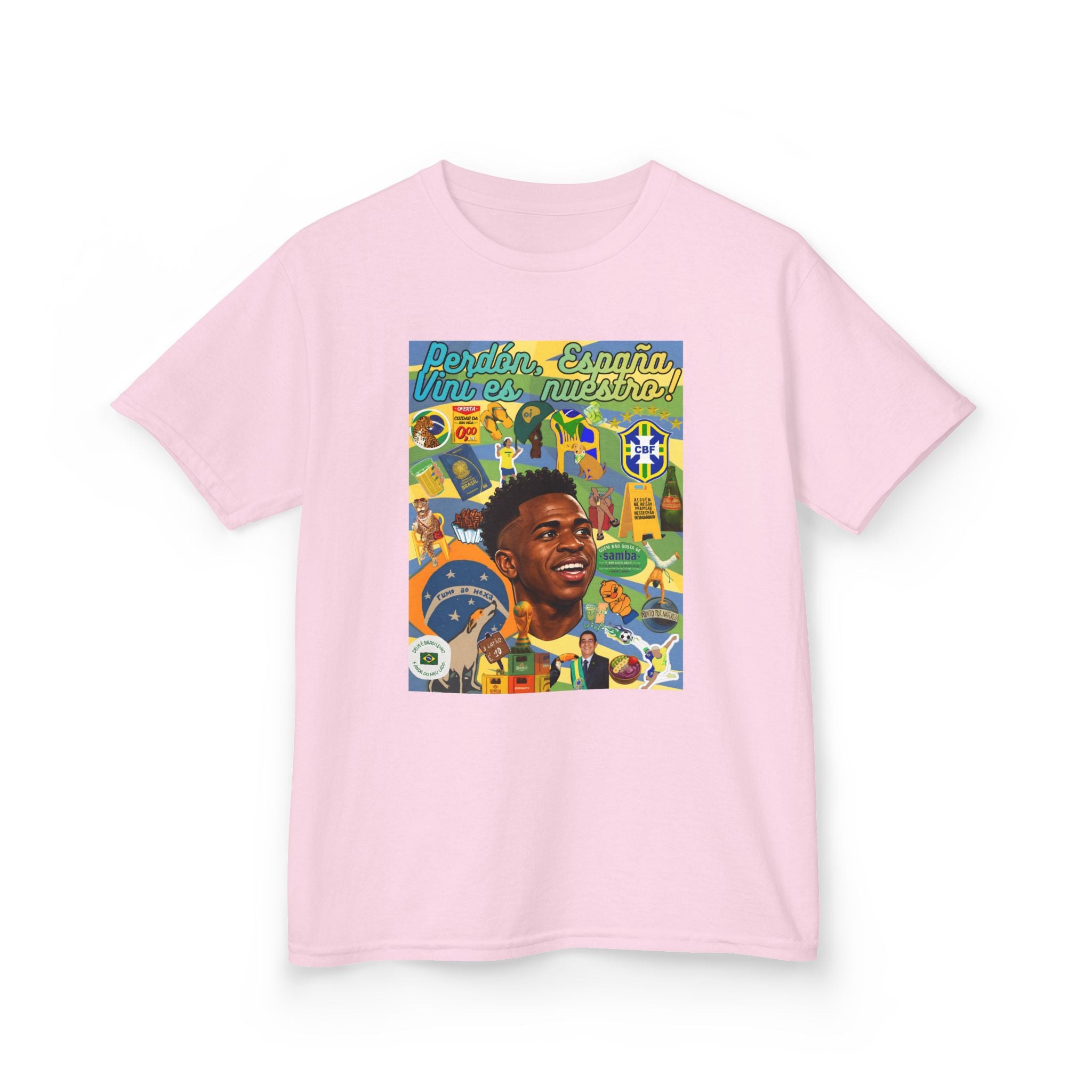 Unisex Kids 100% Algodão | Brasil x Espanha