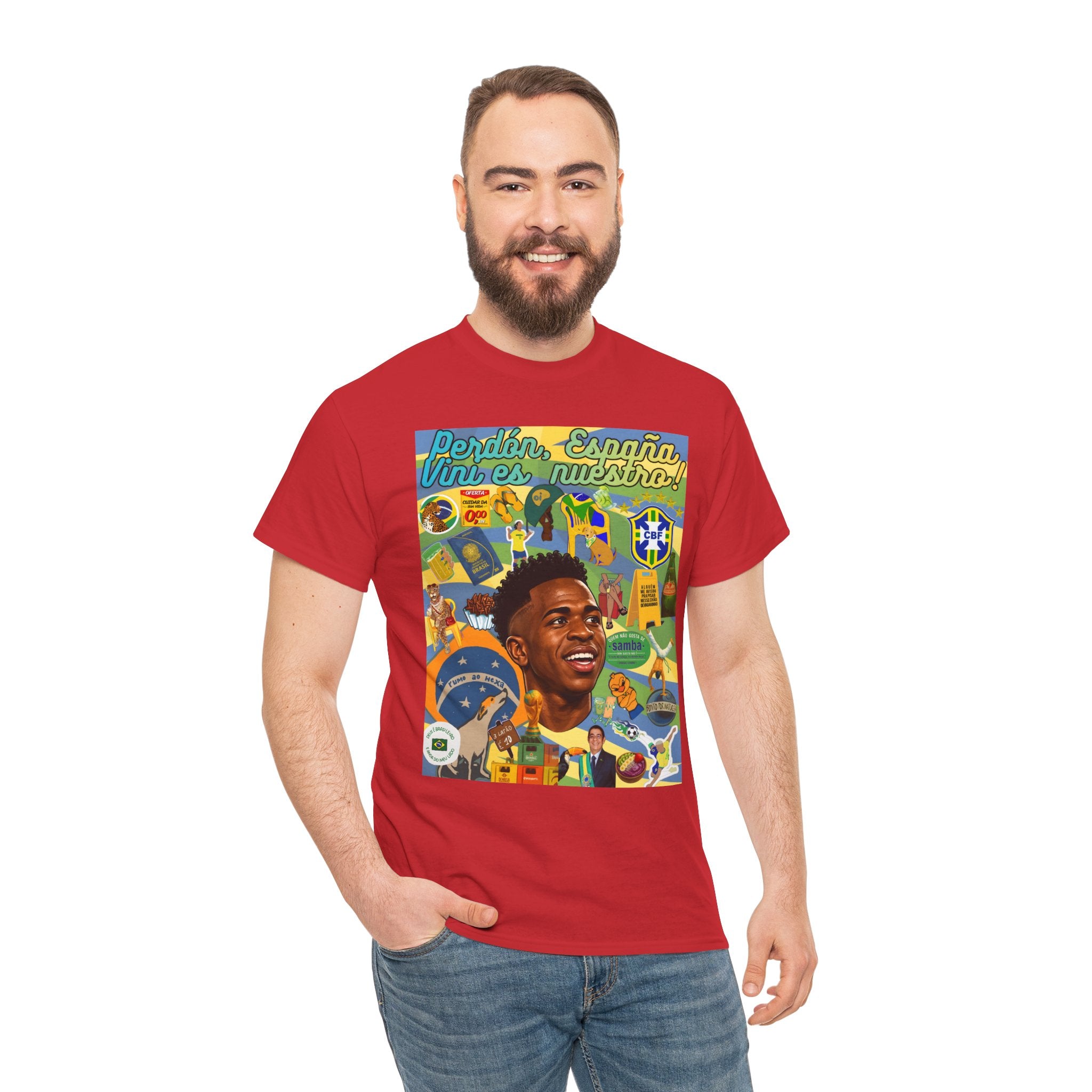 Unisex 100% Algodão OEKO-TEX®  | Brasil x Espanha