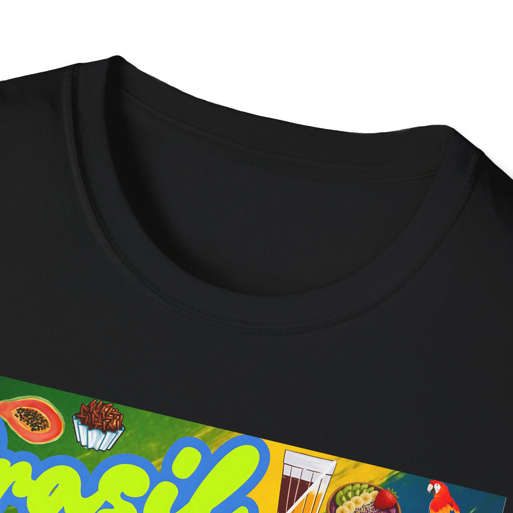 Unisex Graphic T-Shirt | Brasil em qualquer fuso.