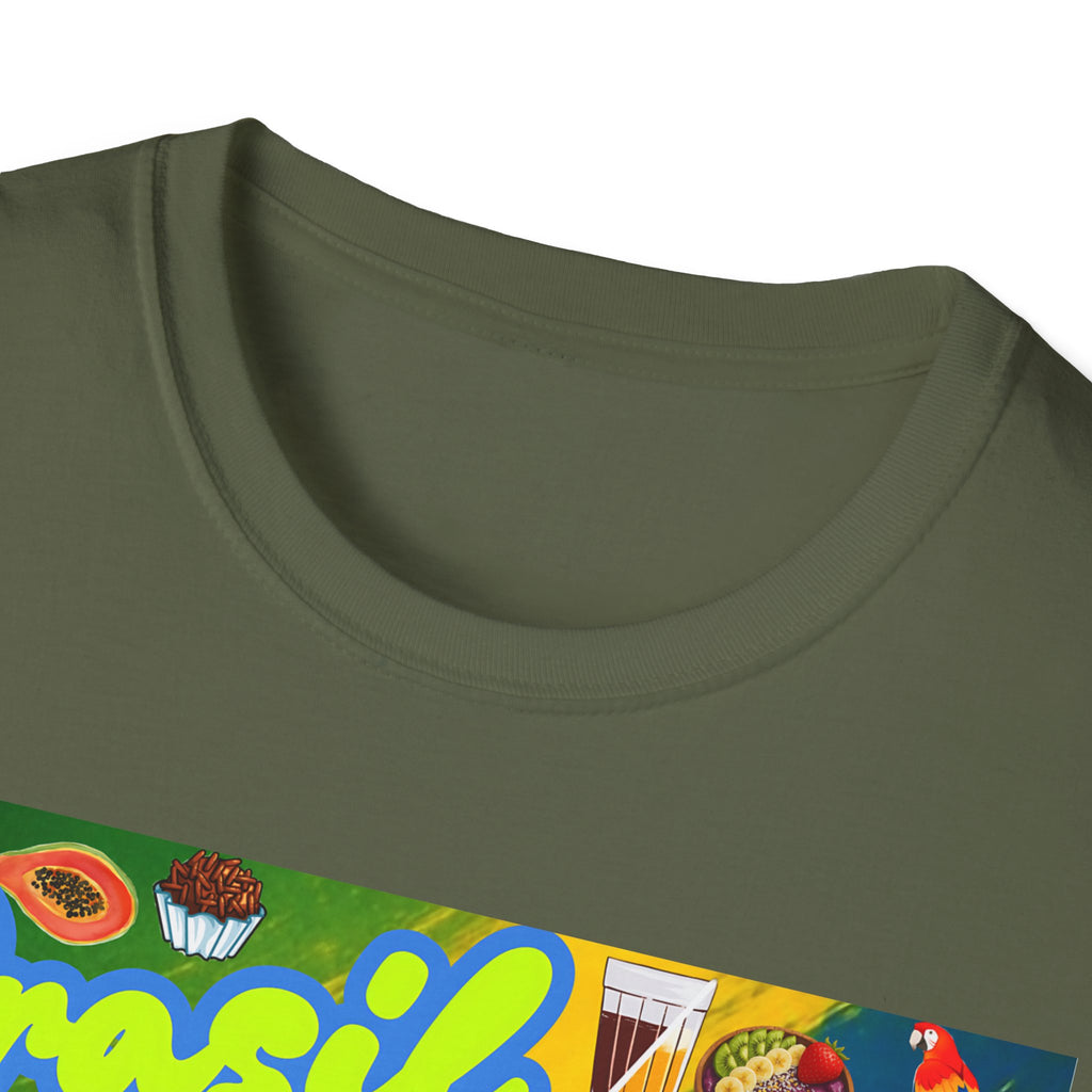 Unisex Graphic T-Shirt | Brasil em qualquer fuso.