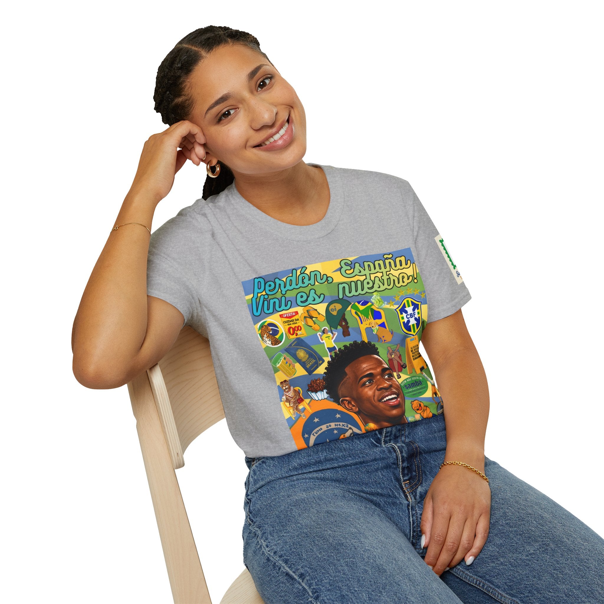 Unisex Graphic T-Shirt | Brasil x Espanha
