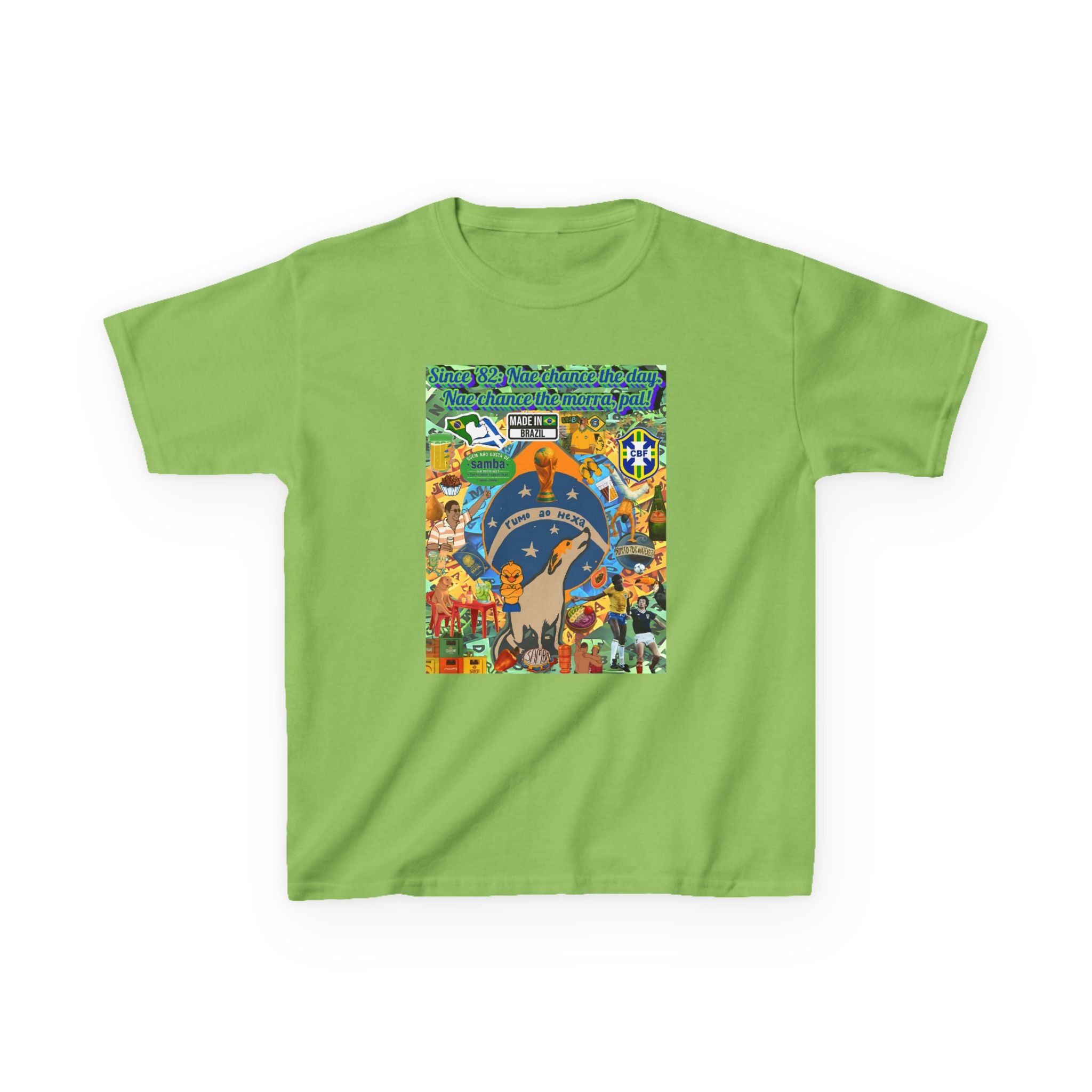 Unisex Kids 100% Algodão- Brasil x Escócia