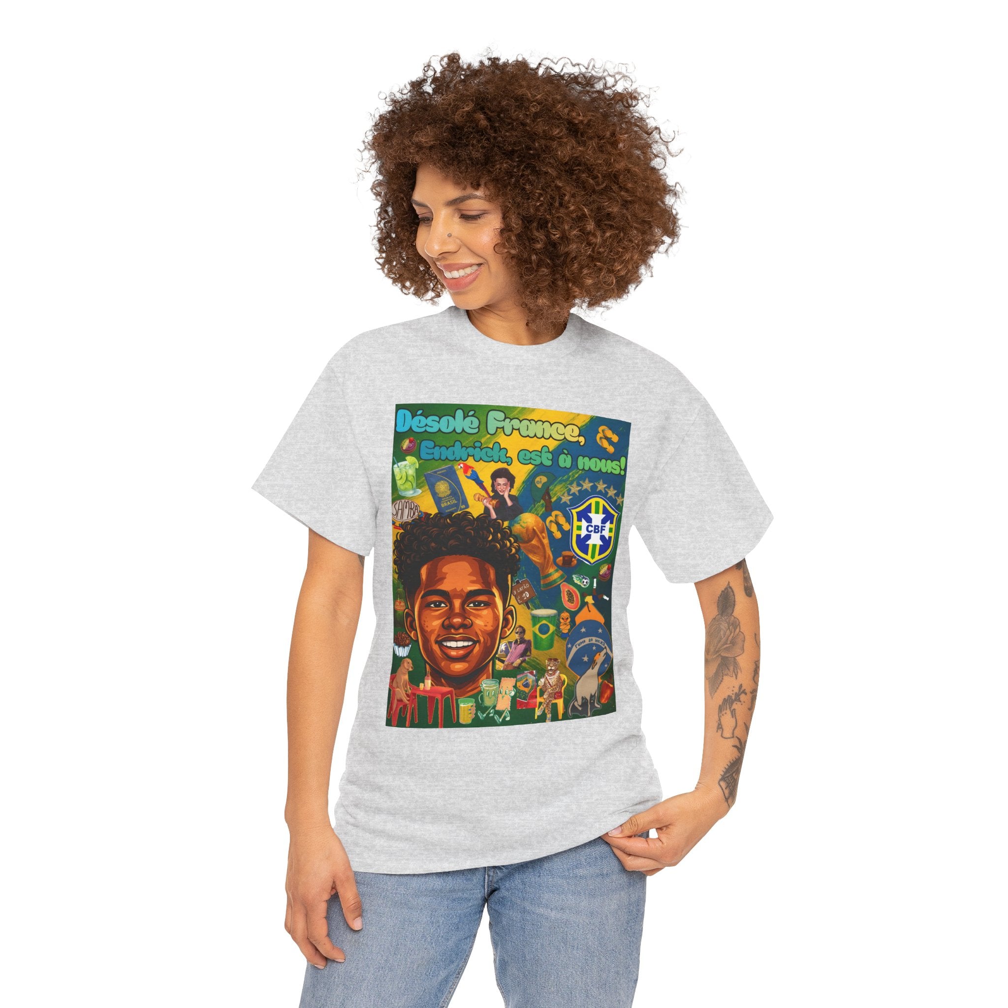 Unisex 100% Algodão OEKO-TEX®  | Brasil x França