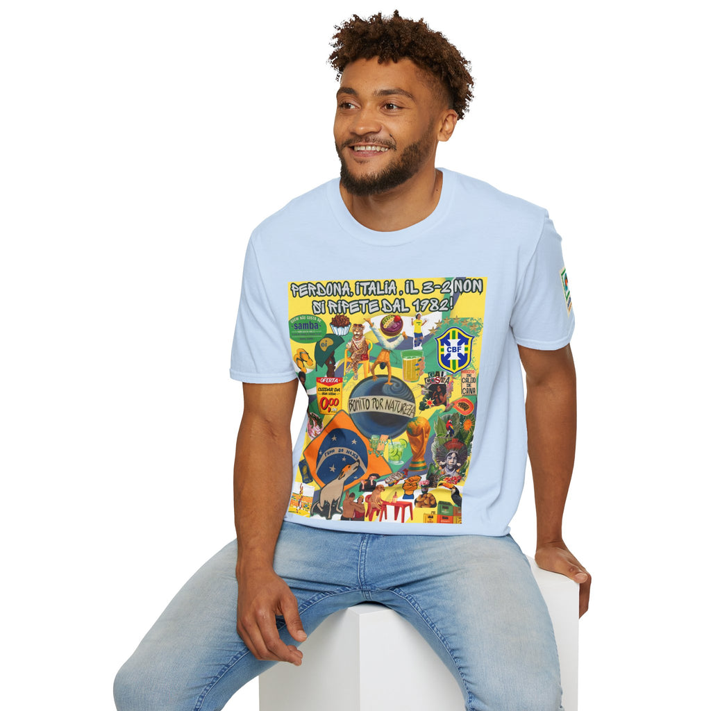 Unisex Graphic T-Shirt | Brasil x Itália