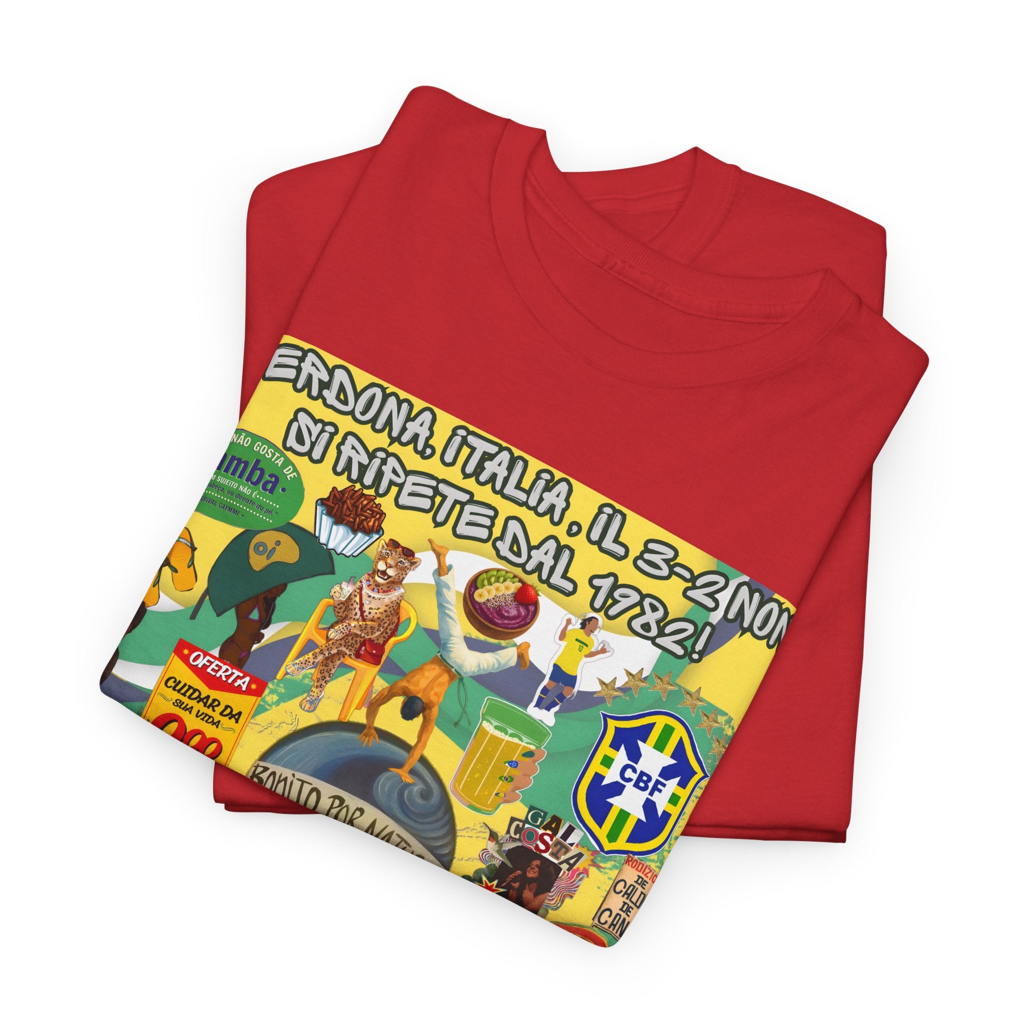 Unisex 100% Algodão OEKO-TEX® | Brasil x Itália