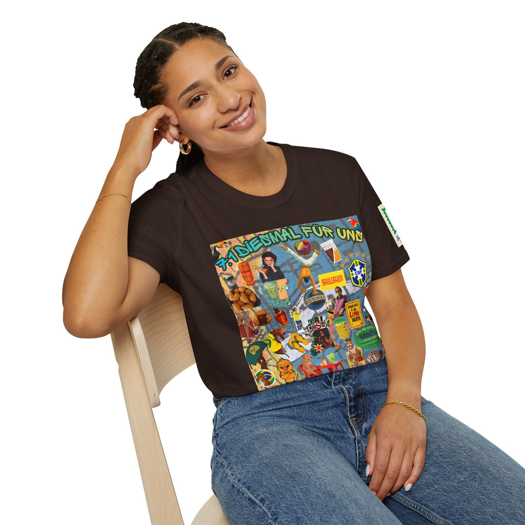 Unisex Graphic T-Shirt | Brasil x Alemanha