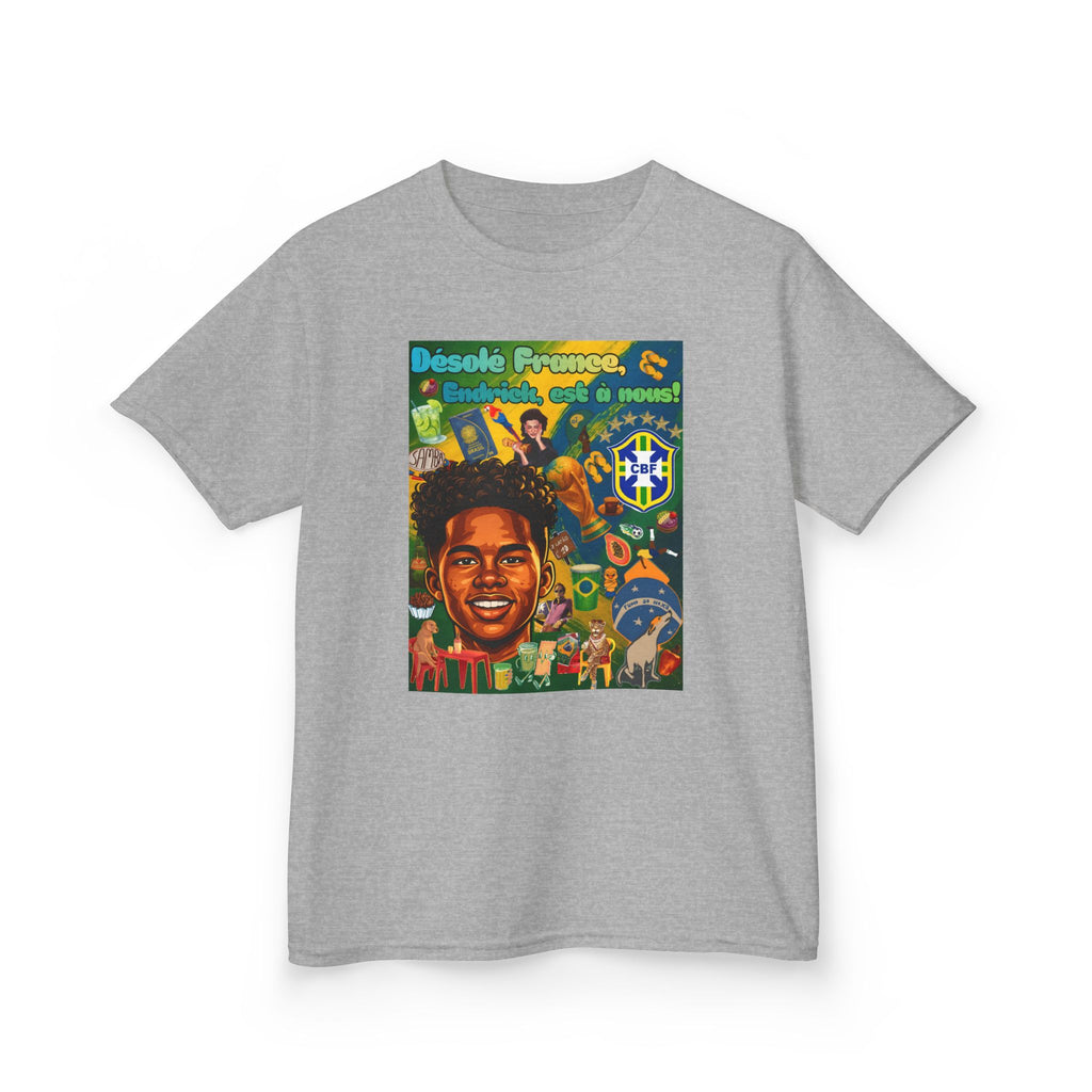 Unisex Kids 100% Algodão | Brasil x França