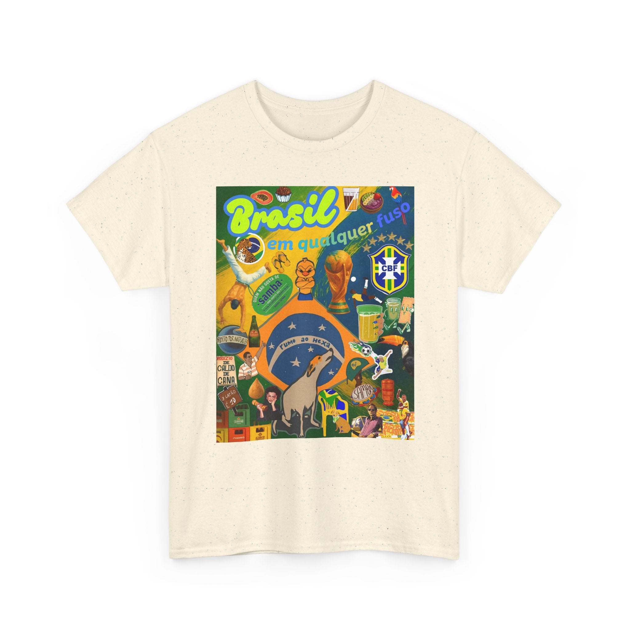 Unisex 100% Algodão OEKO-TEX®  | Brasil em qualquer fuso!