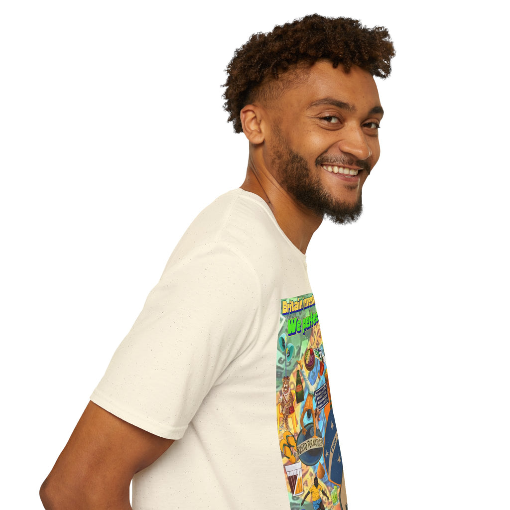 Unisex Graphic T-Shirt | Brasil x Britain - O jogo nasceu lá, mas o Brasil o elevou a outro patamar!
