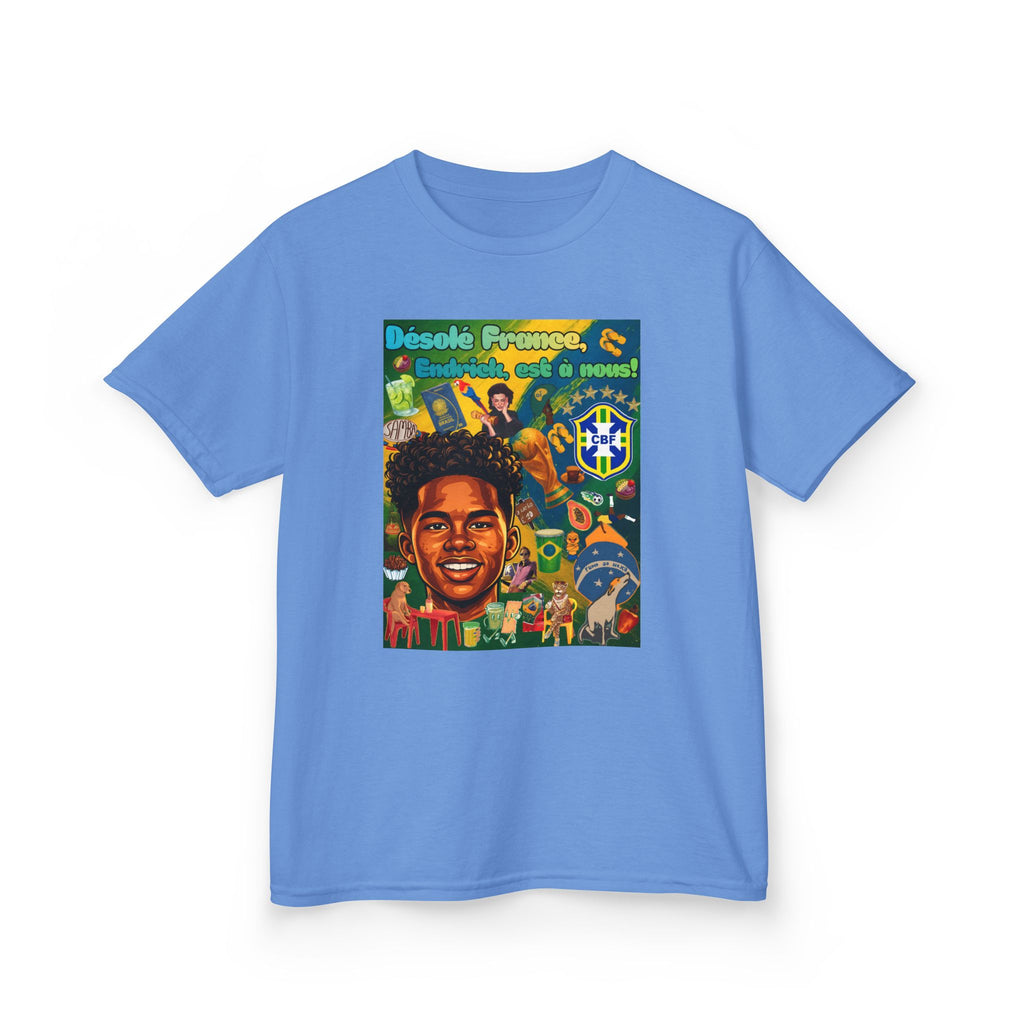 Unisex Kids 100% Algodão | Brasil x França
