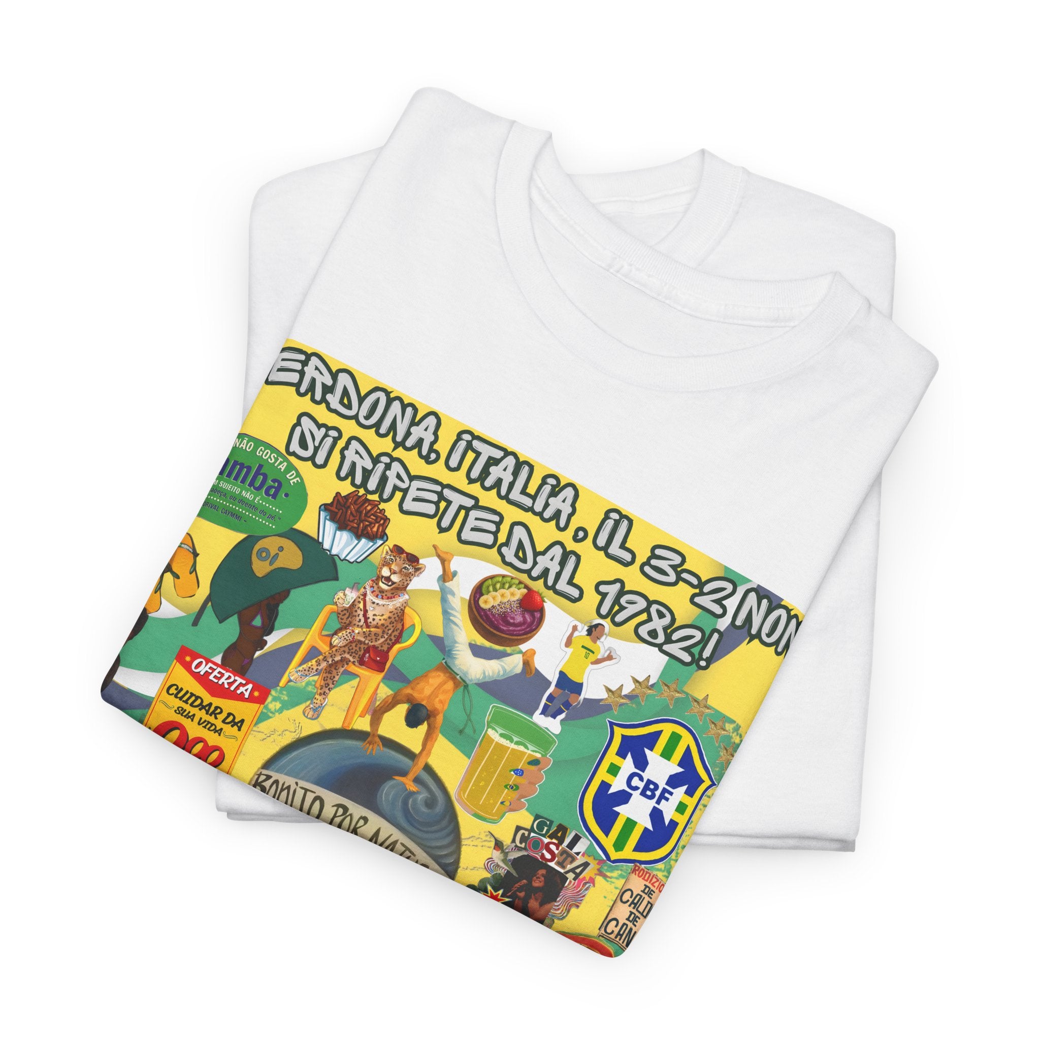 Unisex 100% Algodão OEKO-TEX® | Brasil x Itália