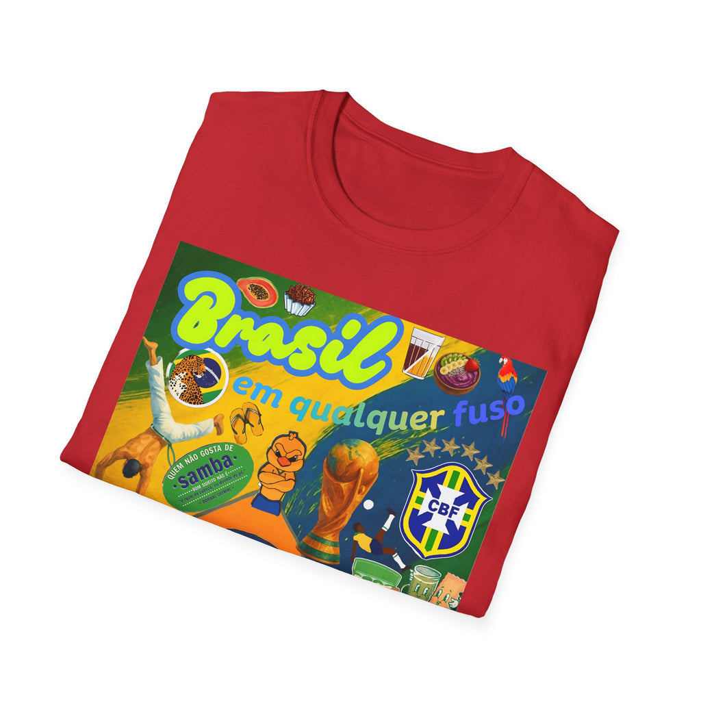 Unisex Graphic T-Shirt | Brasil em qualquer fuso.