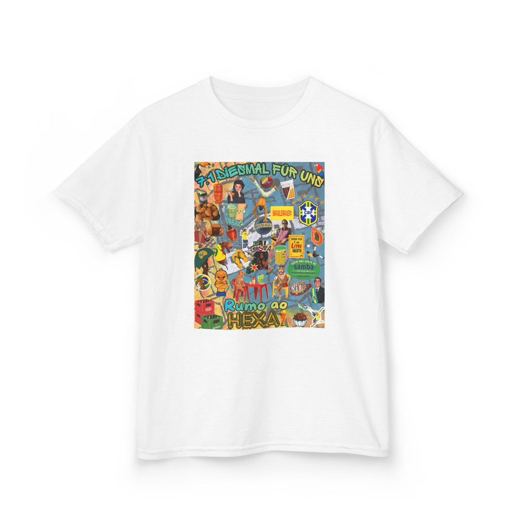 Unisex Kids 100% Algodão | Brasil x Alemanha