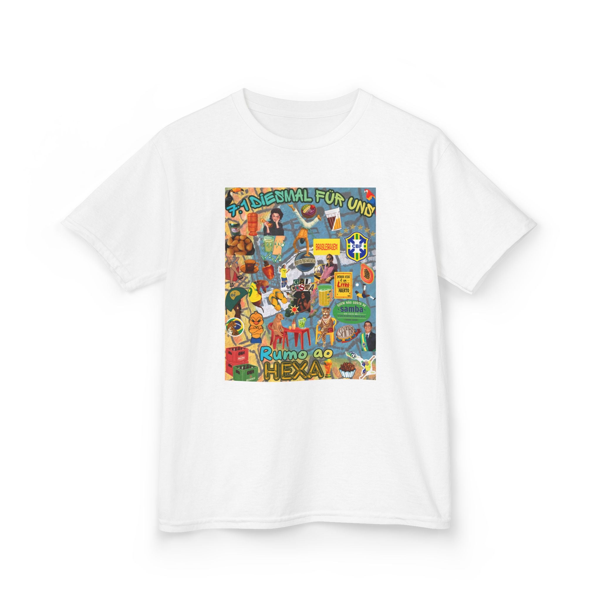Unisex Kids 100% Algodão | Brasil x Alemanha