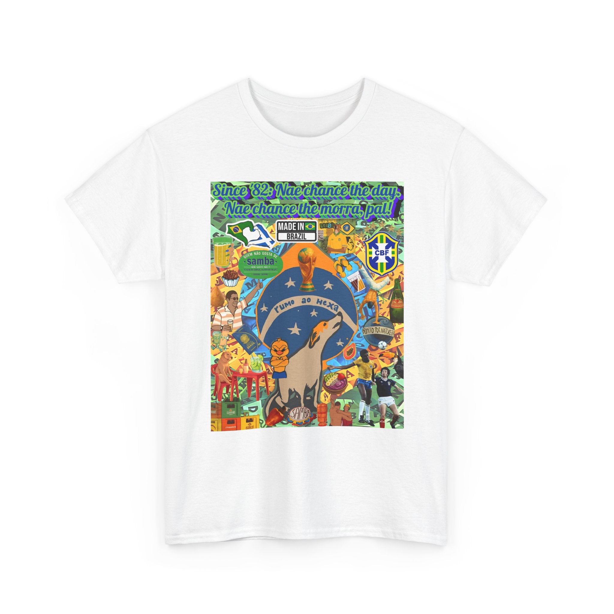 Unisex 100% Algodão OEKO-TEX® | Brasil x Escócia