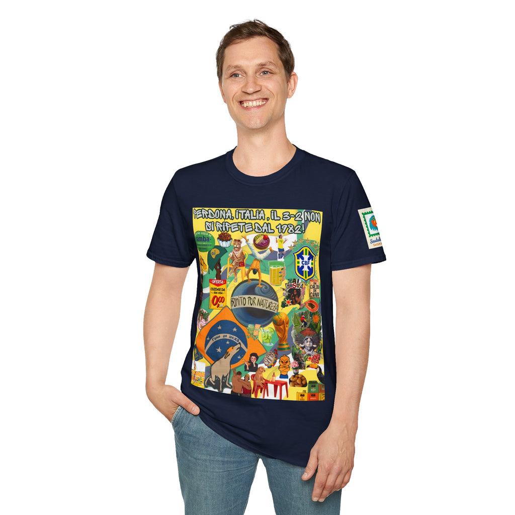 Unisex Graphic T-Shirt | Brasil x Itália