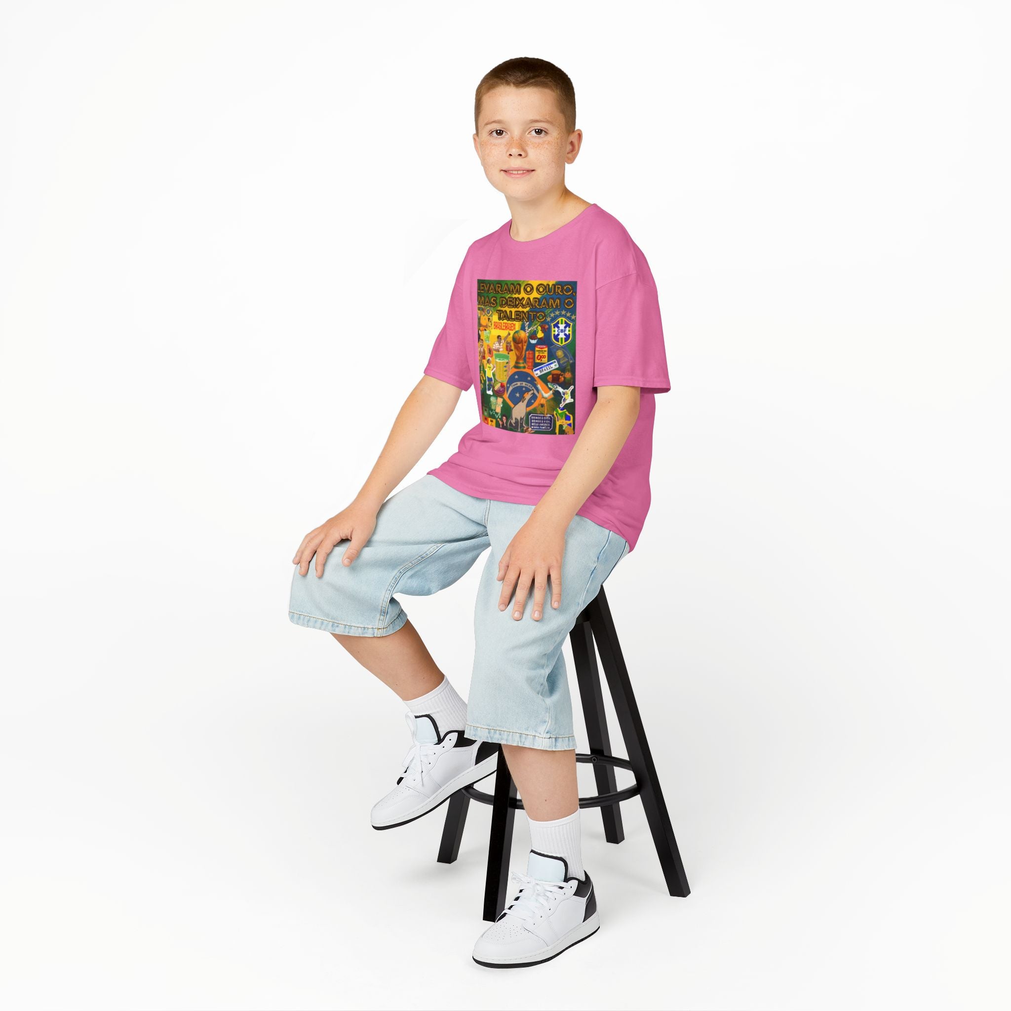 Unisex Kids 100% Algodão | Brasil x Portugal