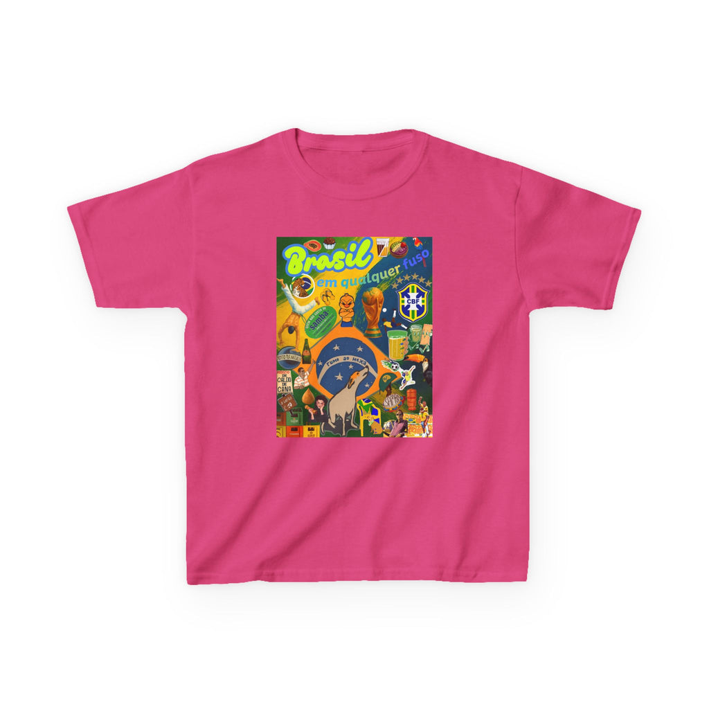Unisex Kids 100% Algodão | Brasil em qualquer fuso!
