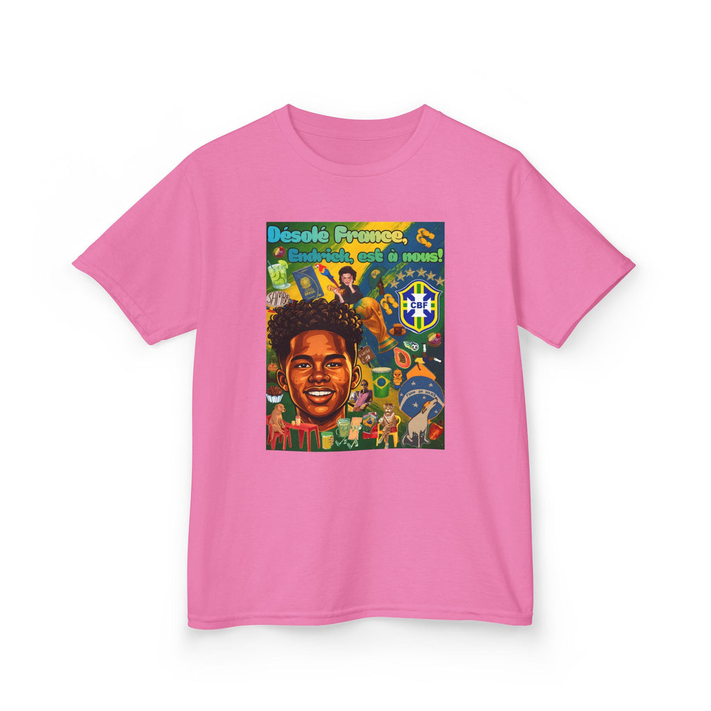 Unisex Kids 100% Algodão | Brasil x França