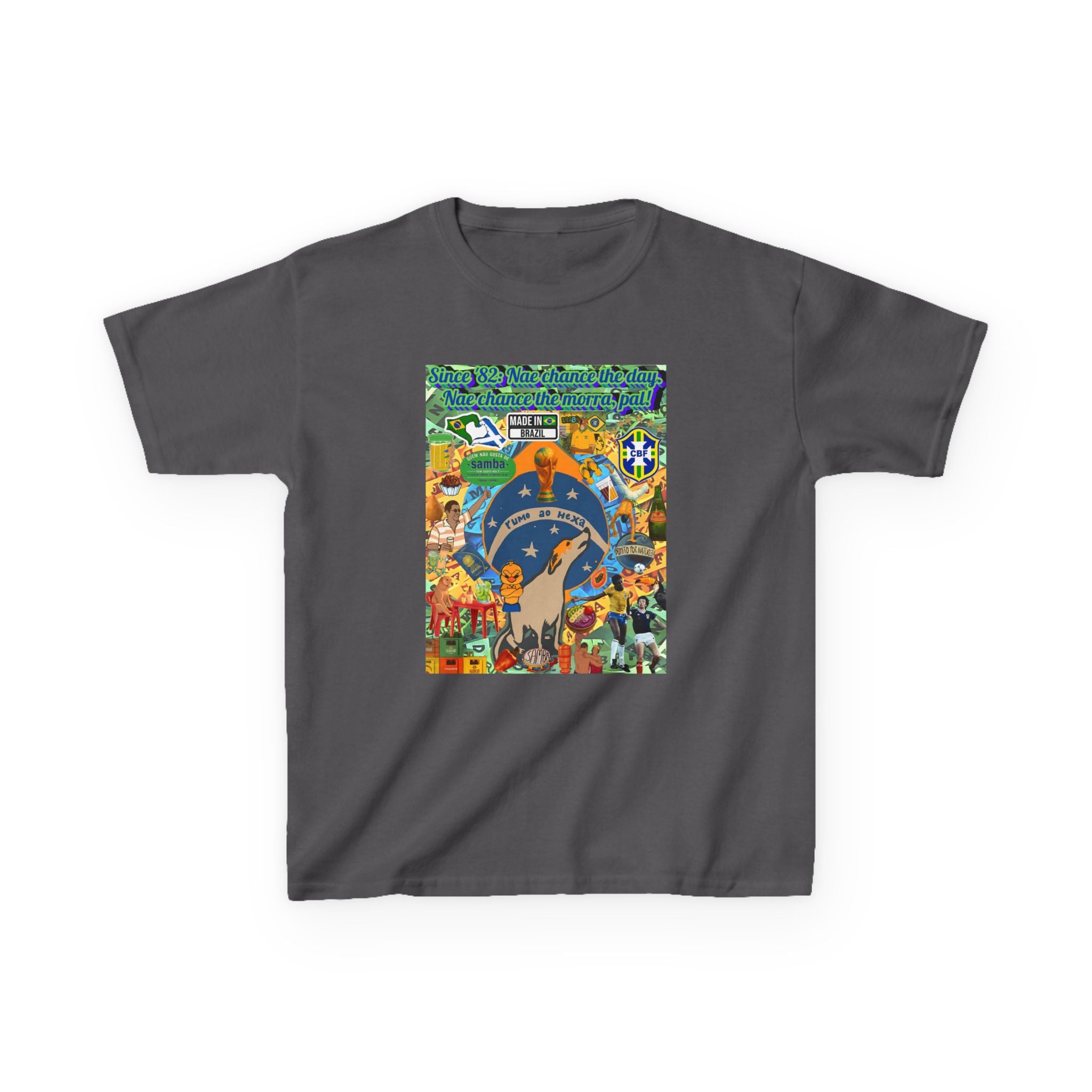 Unisex Kids 100% Algodão- Brasil x Escócia