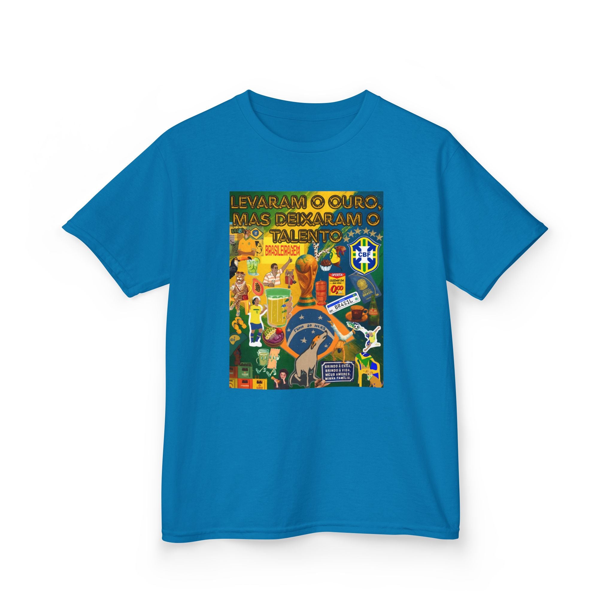 Unisex Kids 100% Algodão | Brasil x Portugal