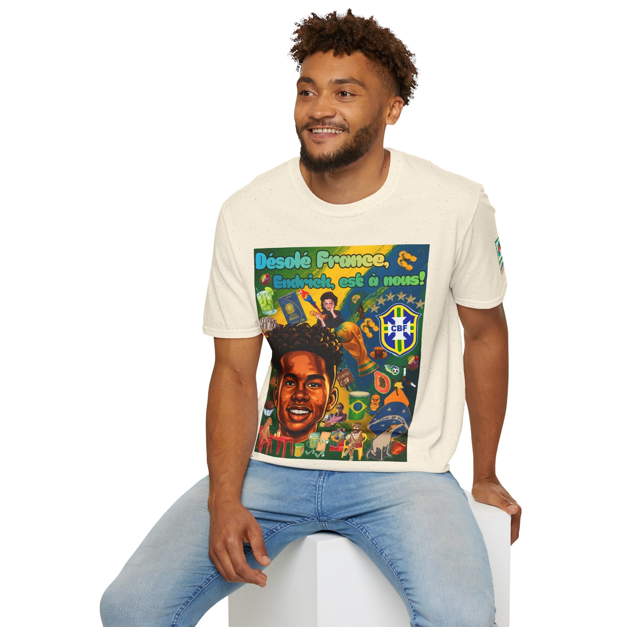 Unisex Graphic T-Shirt | Brasil x França