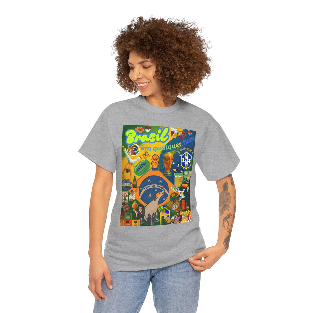 Unisex 100% Algodão OEKO-TEX®  | Brasil em qualquer fuso!