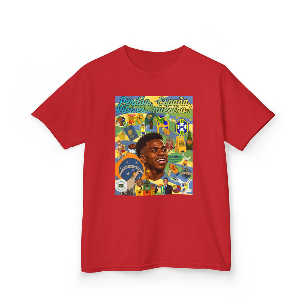 Unisex Kids 100% Algodão | Brasil x Espanha
