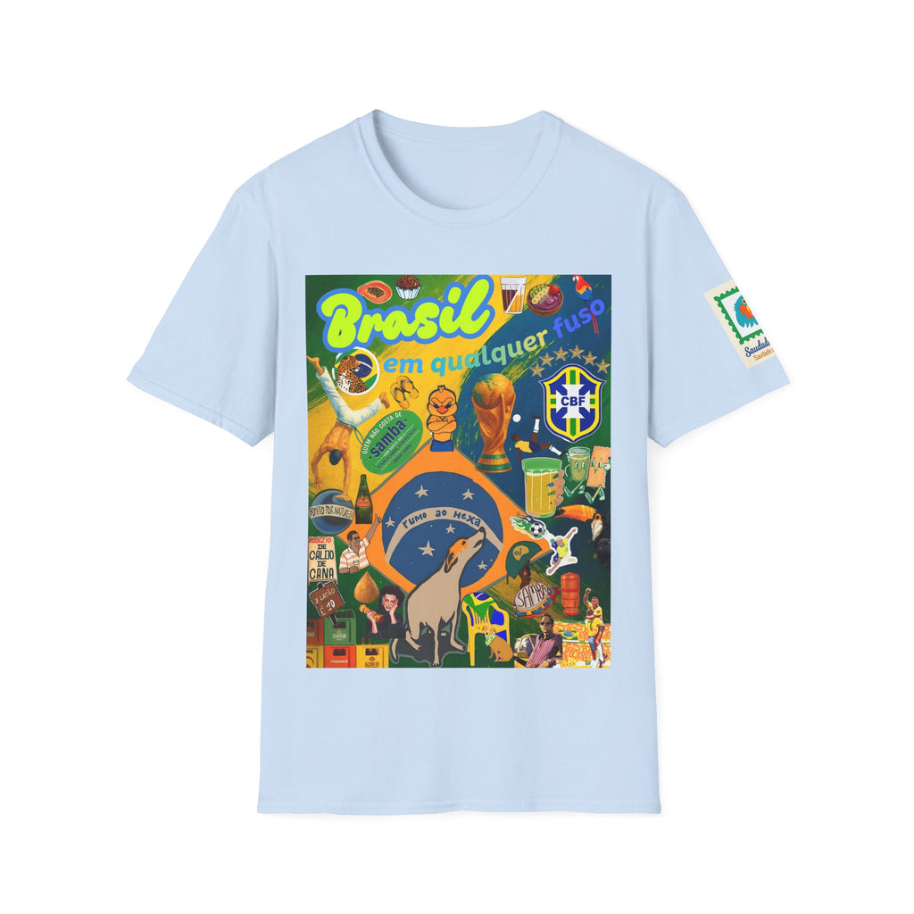 Unisex Graphic T-Shirt | Brasil em qualquer fuso.