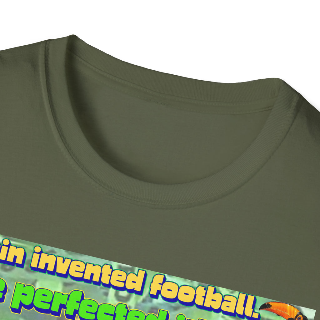 Unisex Graphic T-Shirt | Brasil x Britain - O jogo nasceu lá, mas o Brasil o elevou a outro patamar!