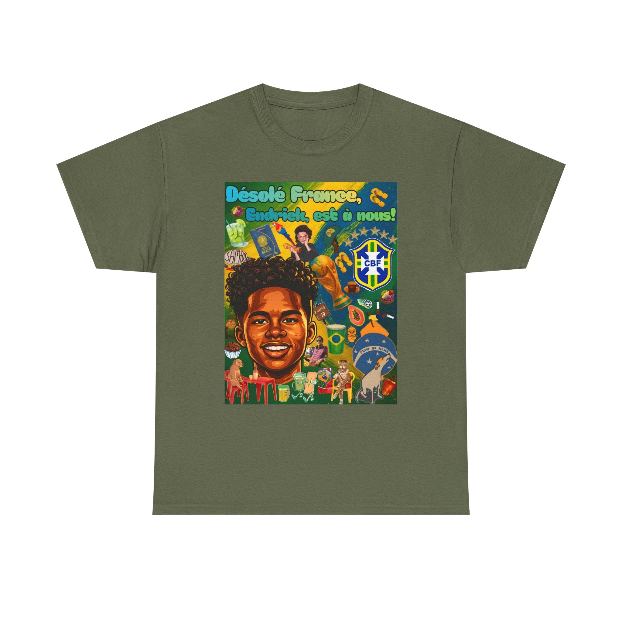 Unisex 100% Algodão OEKO-TEX®  | Brasil x Alemanha
