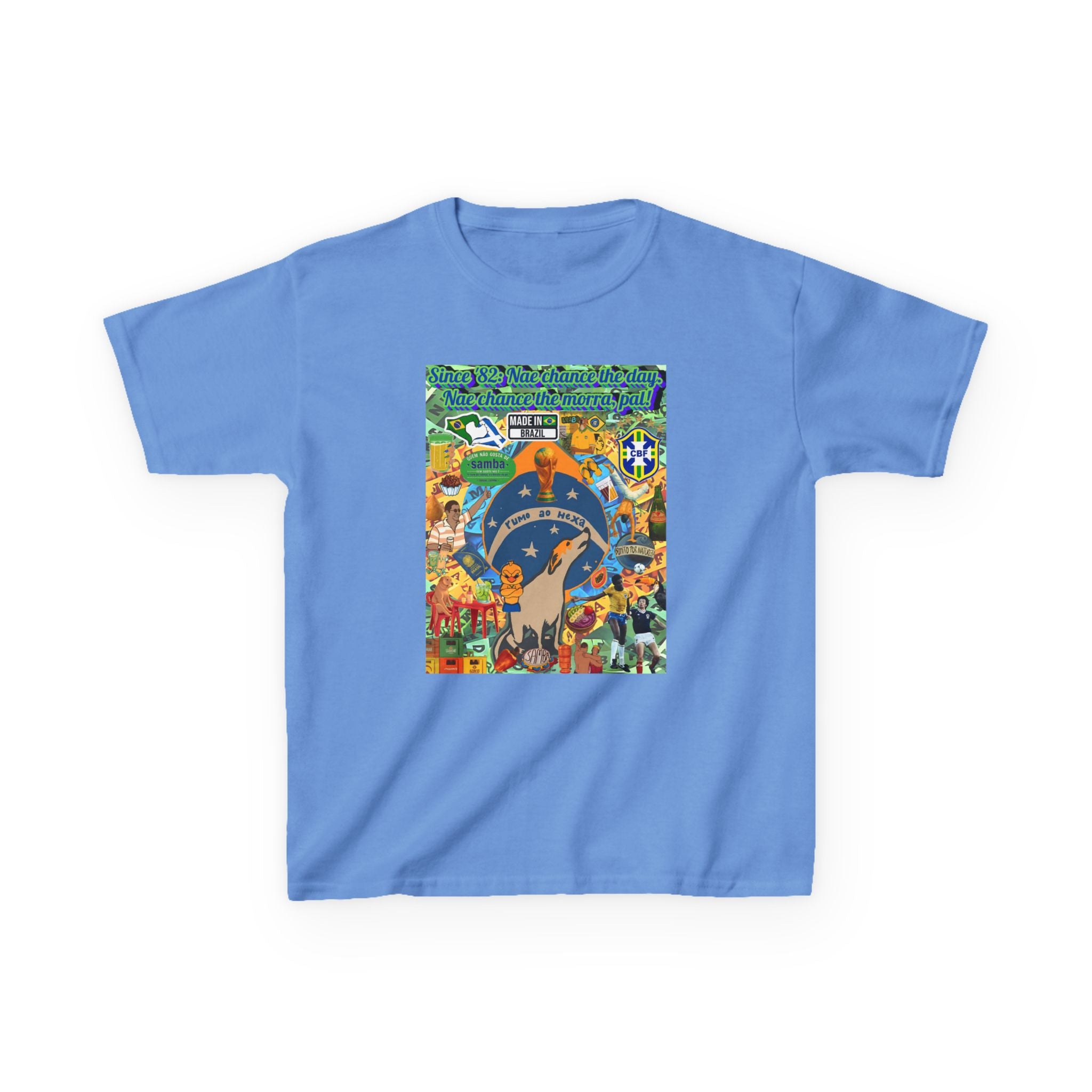 Unisex Kids 100% Algodão- Brasil x Escócia
