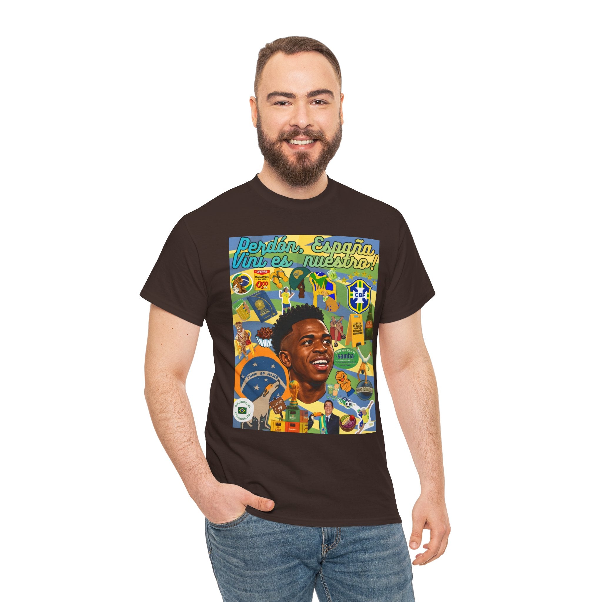 Unisex 100% Algodão OEKO-TEX®  | Brasil x Espanha