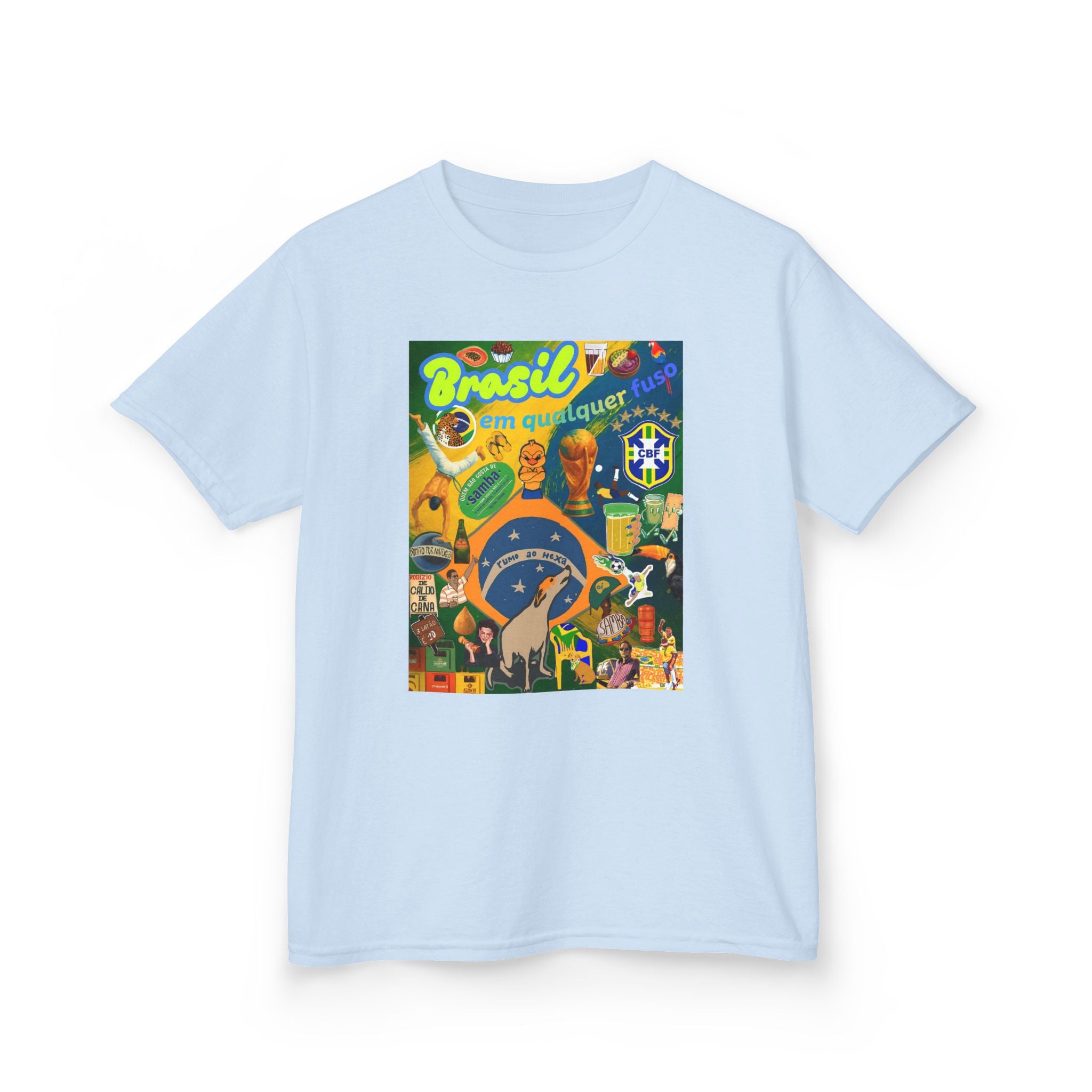 Unisex Kids 100% Algodão | Brasil em qualquer fuso!