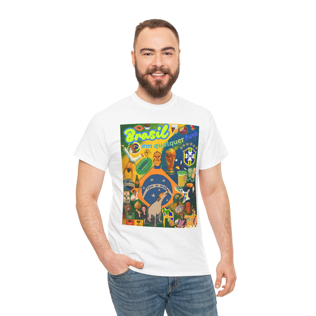 Unisex 100% Algodão OEKO-TEX®  | Brasil em qualquer fuso!