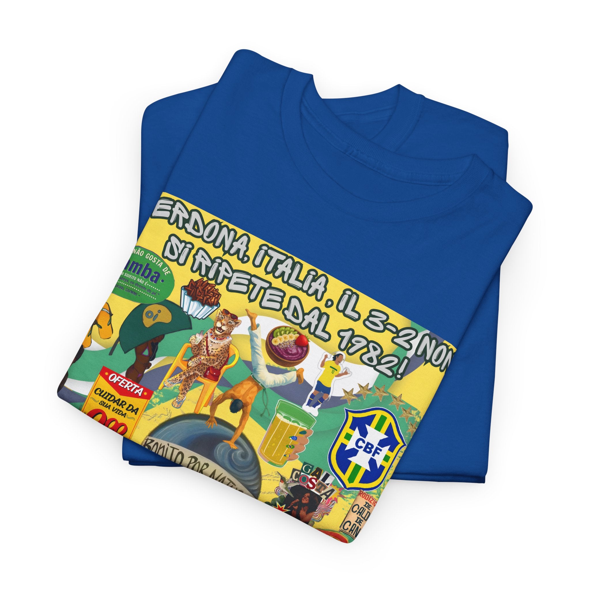 Unisex 100% Algodão OEKO-TEX® | Brasil x Itália