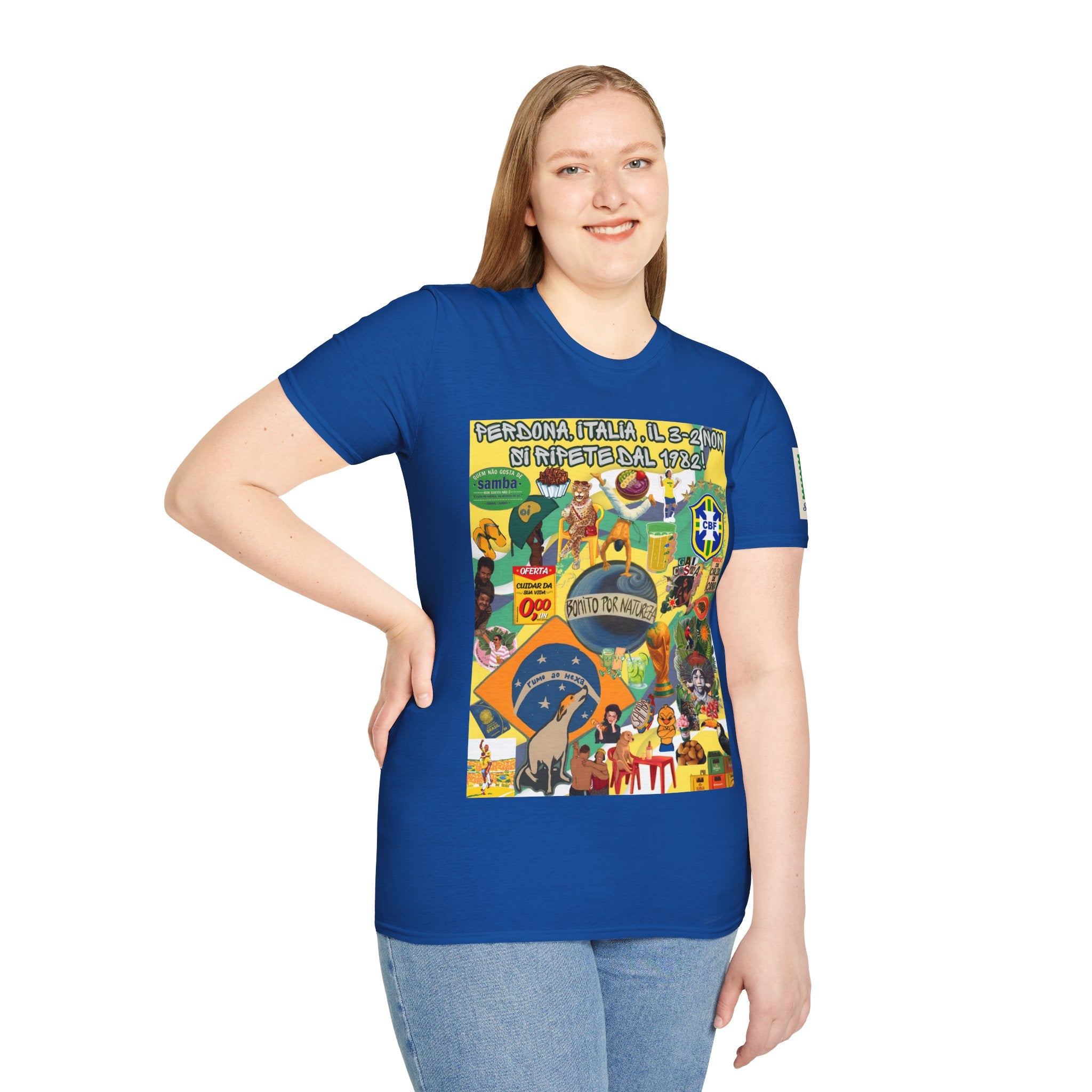 Unisex Graphic T-Shirt | Brasil x Itália