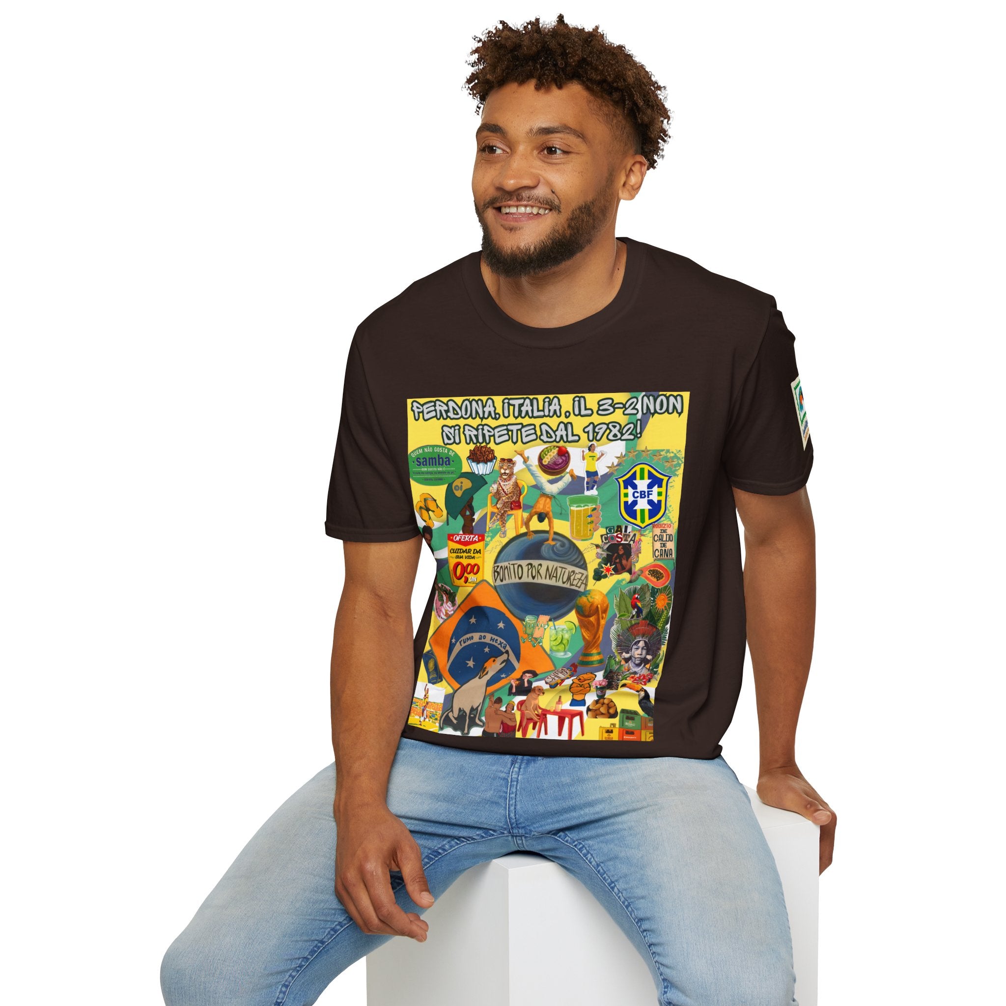 Unisex Graphic T-Shirt | Brasil x Itália