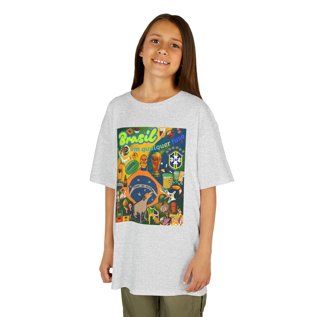 Unisex Kids 100% Algodão | Brasil em qualquer fuso!