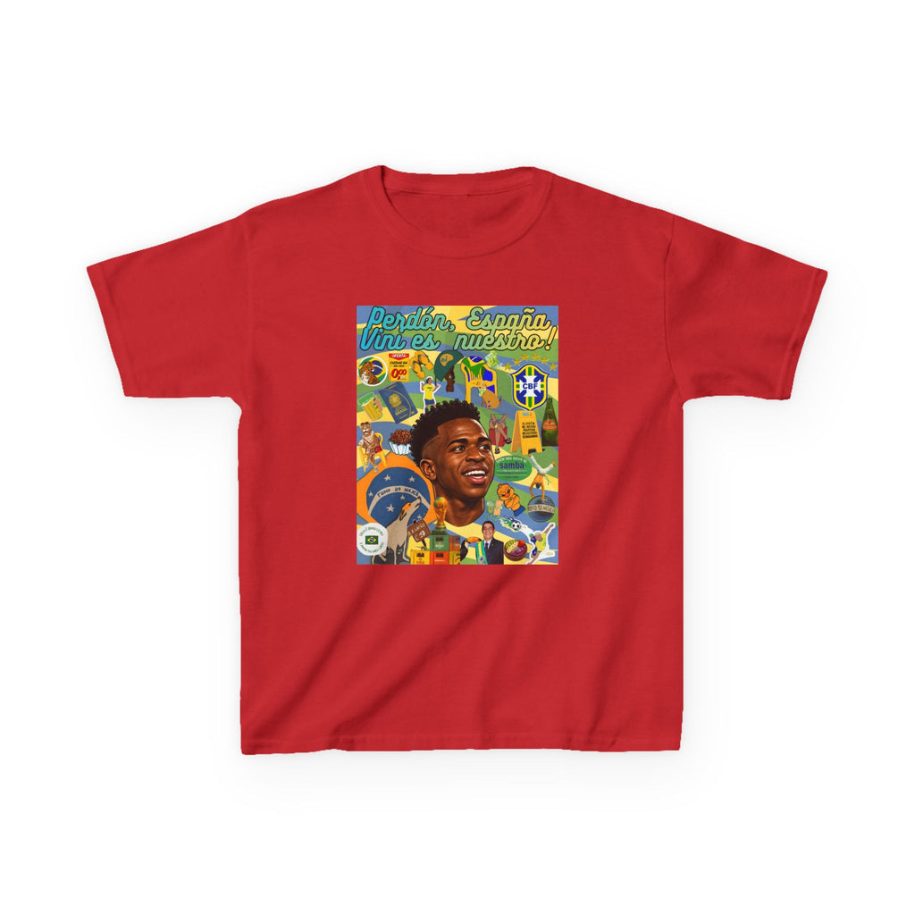Unisex Kids 100% Algodão | Brasil x Espanha