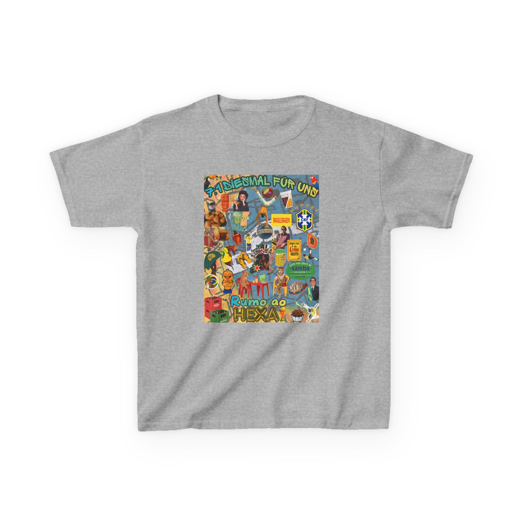 Unisex Kids 100% Algodão | Brasil x Alemanha