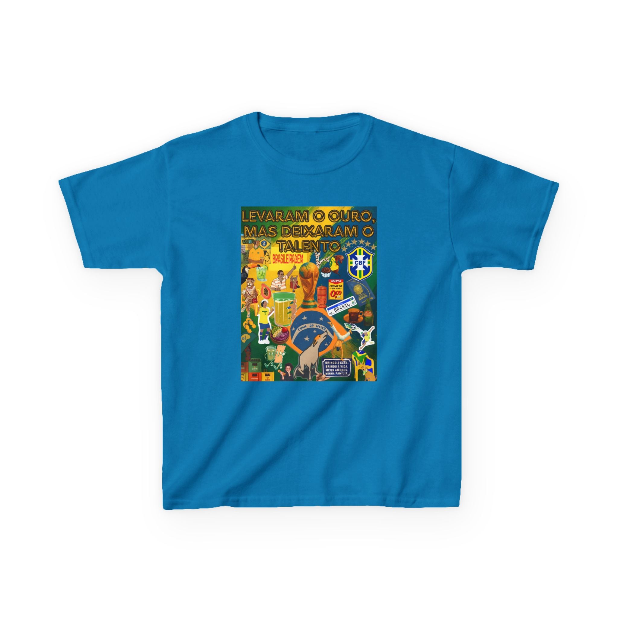 Unisex Kids 100% Algodão | Brasil x Portugal