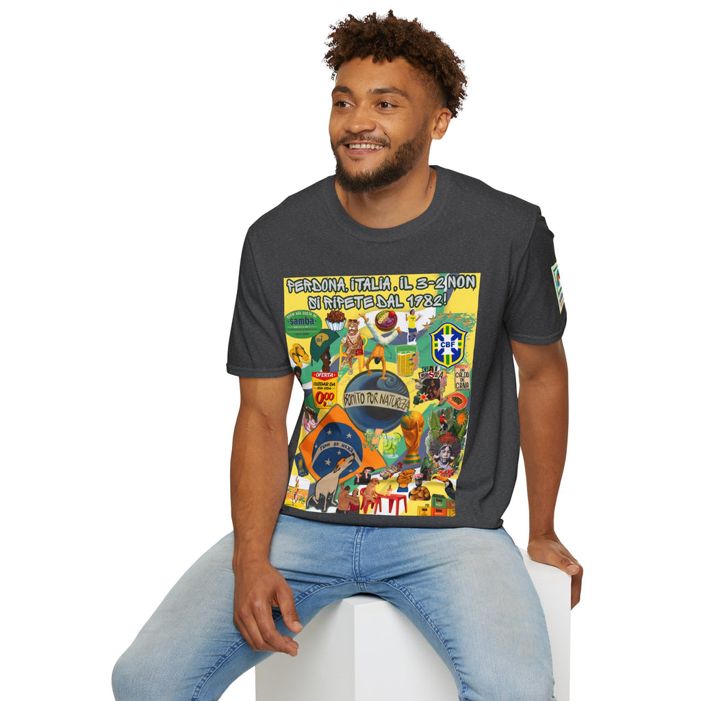 Unisex Graphic T-Shirt | Brasil x Itália
