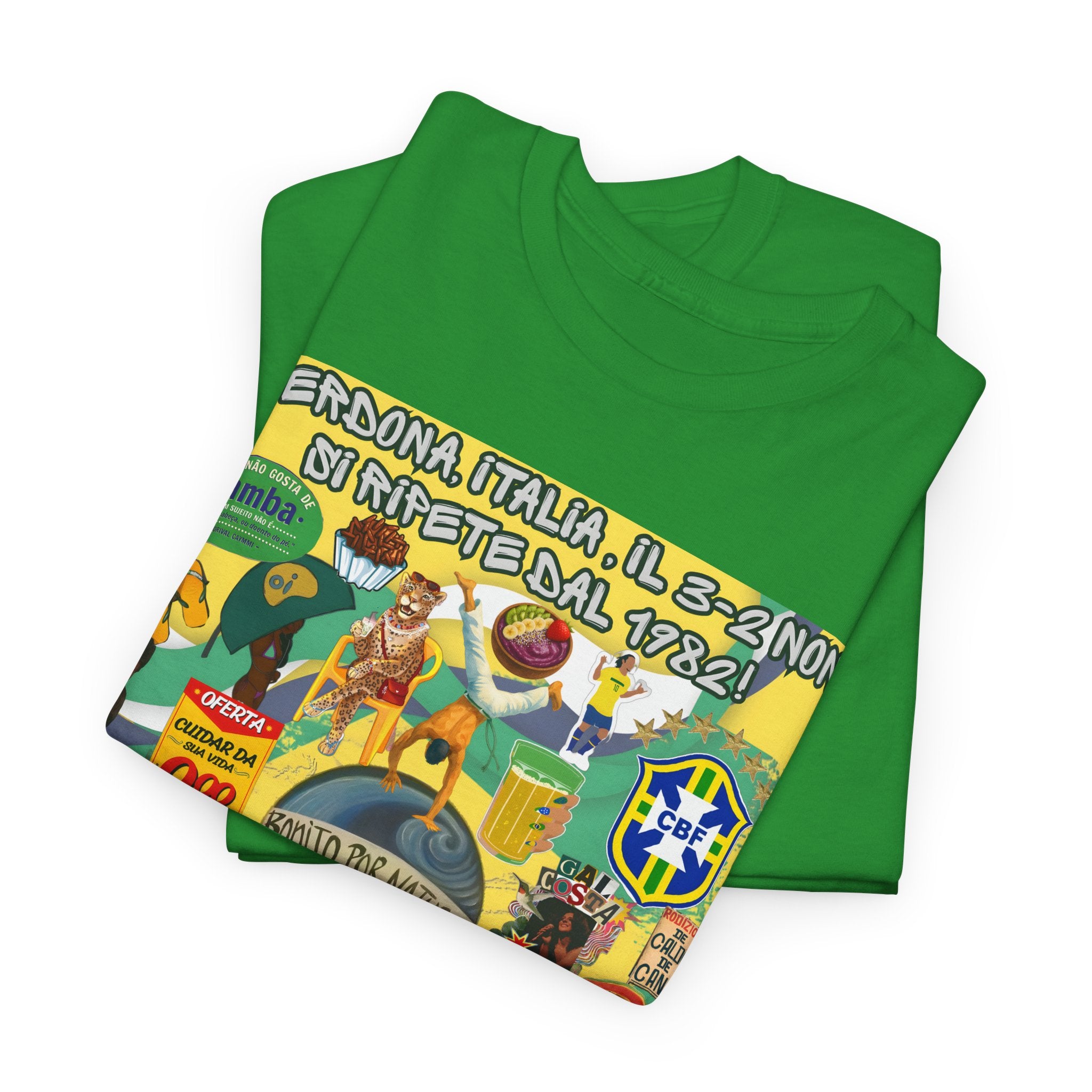 Unisex 100% Algodão OEKO-TEX® | Brasil x Itália
