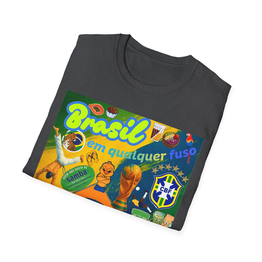 Unisex Graphic T-Shirt | Brasil em qualquer fuso.